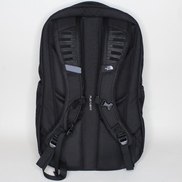 The North Face Unisex Jester Day Pack Travel Hike Student Backpack Black/ Grey - Picture 2 of 7